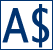 Australia Dollar (AUD) Symbol